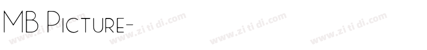 MB Picture字体转换